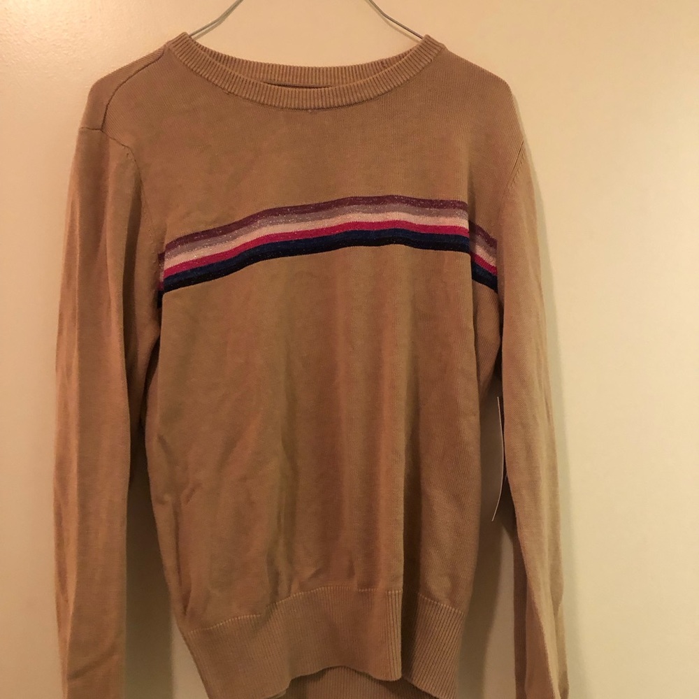 Cute camel color light spring sweater from Spiritual Gangster
